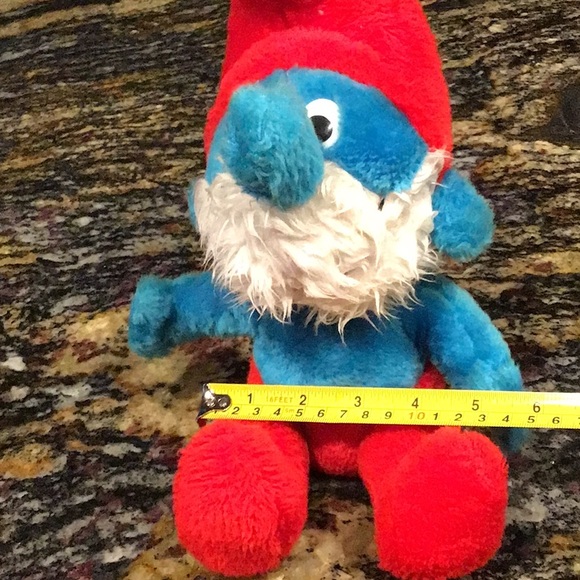 COPY - Vintage 1979 Papa Smurf stuffed toy - Picture 6 of 10